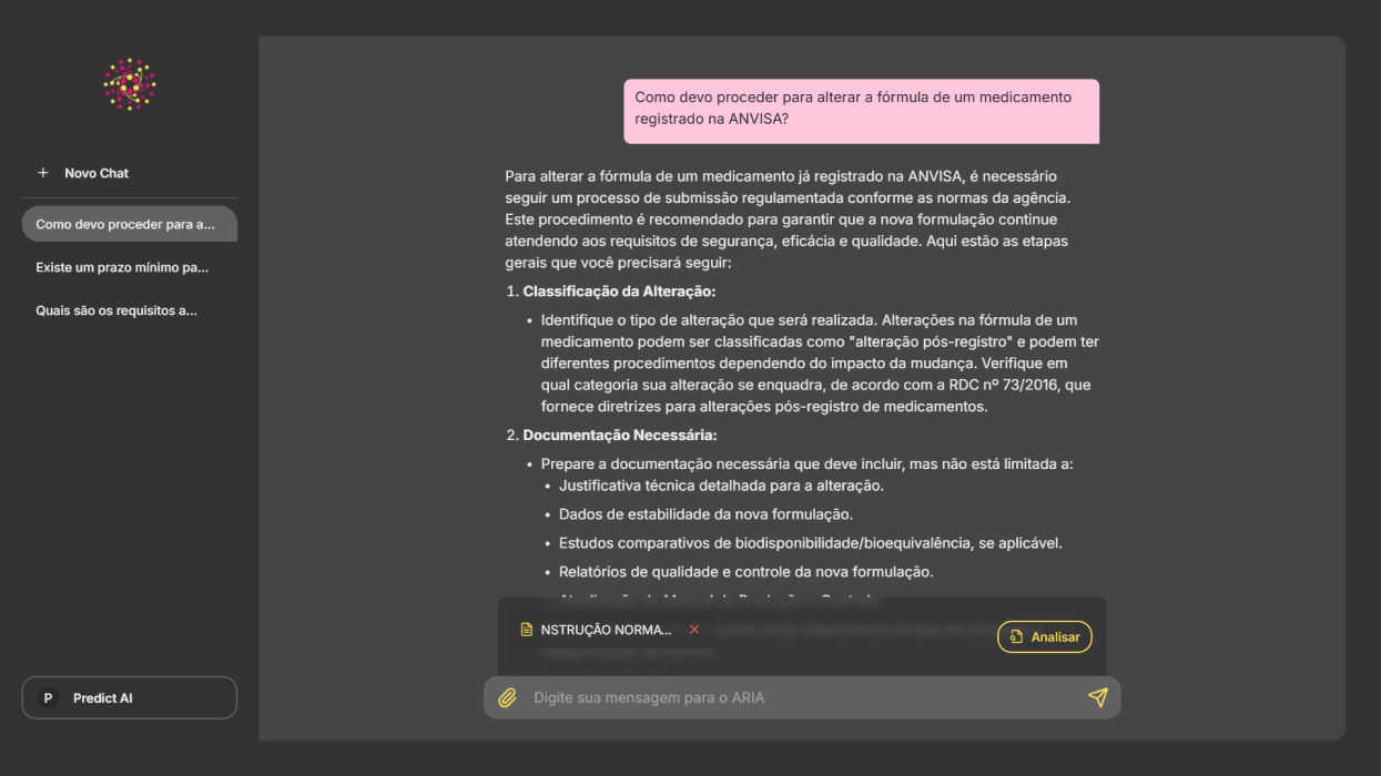 Demonstração do sistema